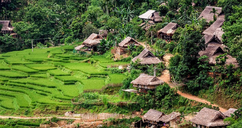 Cảnh Bản Kho Mường Pù Luông